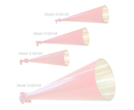 3163 High Gain Conical Horn Antennas